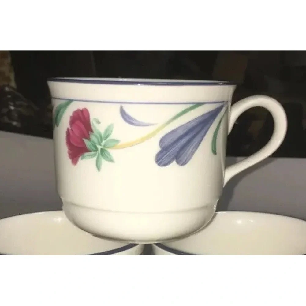 LENOX POPPIES ON BLUE Chinastone Coffee Tea CUP Retired (Priced Per Cup)
